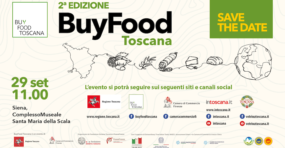Al via a Siena Buyfood Toscana 2020, la vetrina dei prodotti di qualità