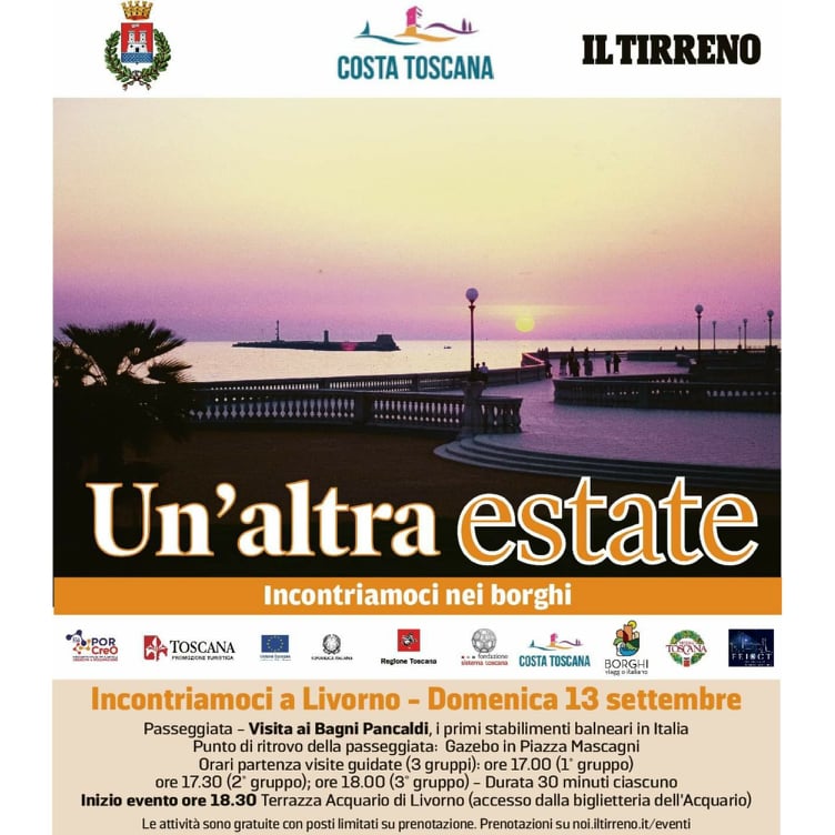 ‘Un’altra estate’ 2020, domenica 13 settembre conclusione del tour a Livorno